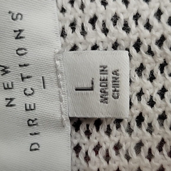 New Directions Gradient Cardigan - Pink and White - Picture 3 of 3